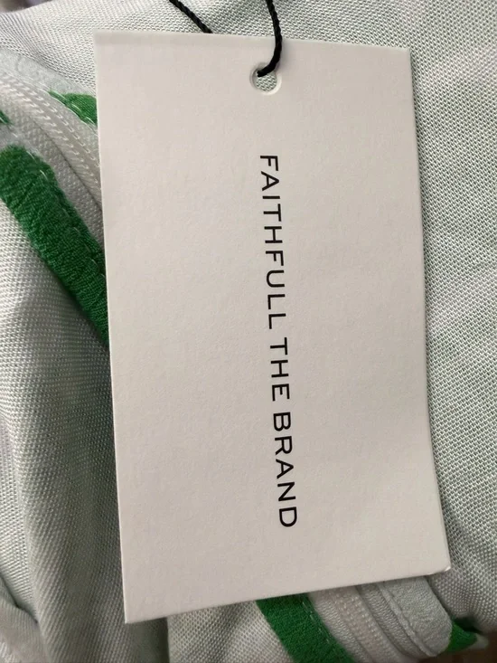 Faithfull the Brand Taormina Midi Dress Women's XL Crepe Resortwear Vacation - Picture 8 of 12